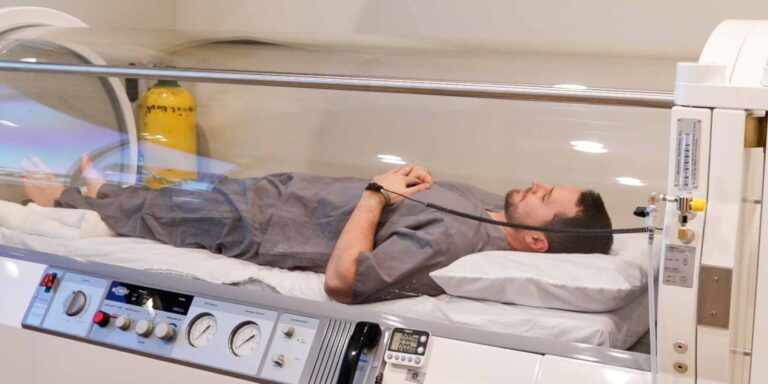 Hyperbaric Oxygen Therapy in our Acrylic chamber